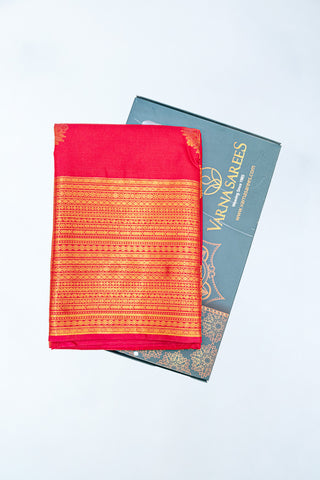 KANCHIPURAM SOFT SILK SAREE - FLOWER MOTIFS