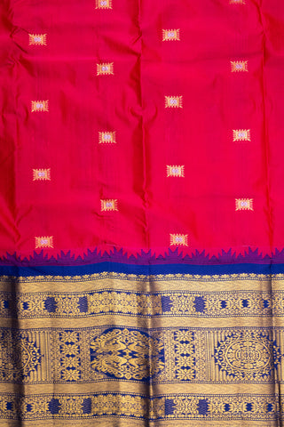 GADWAL SEMI SILK BUTTA SAREE