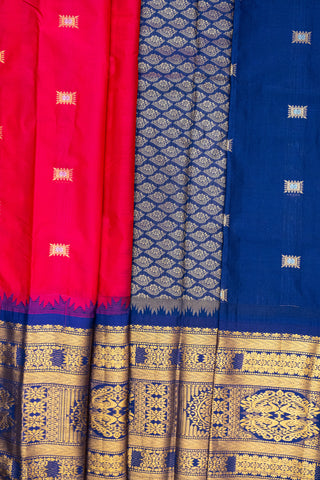 GADWAL SEMI SILK BUTTA SAREE