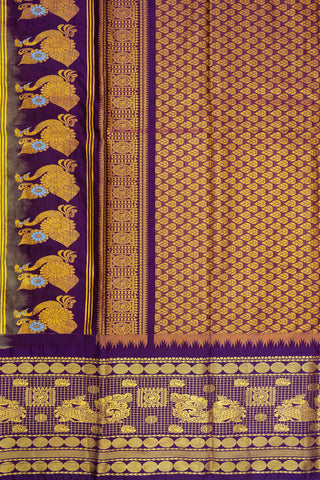 GADWAL SEMI SILK BUTTA SAREE