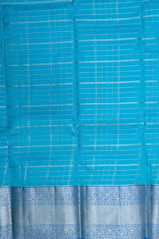 PURPLE & SKY BLUE - DHARMAVARAM HANDLOOM PURE SILK SAREE