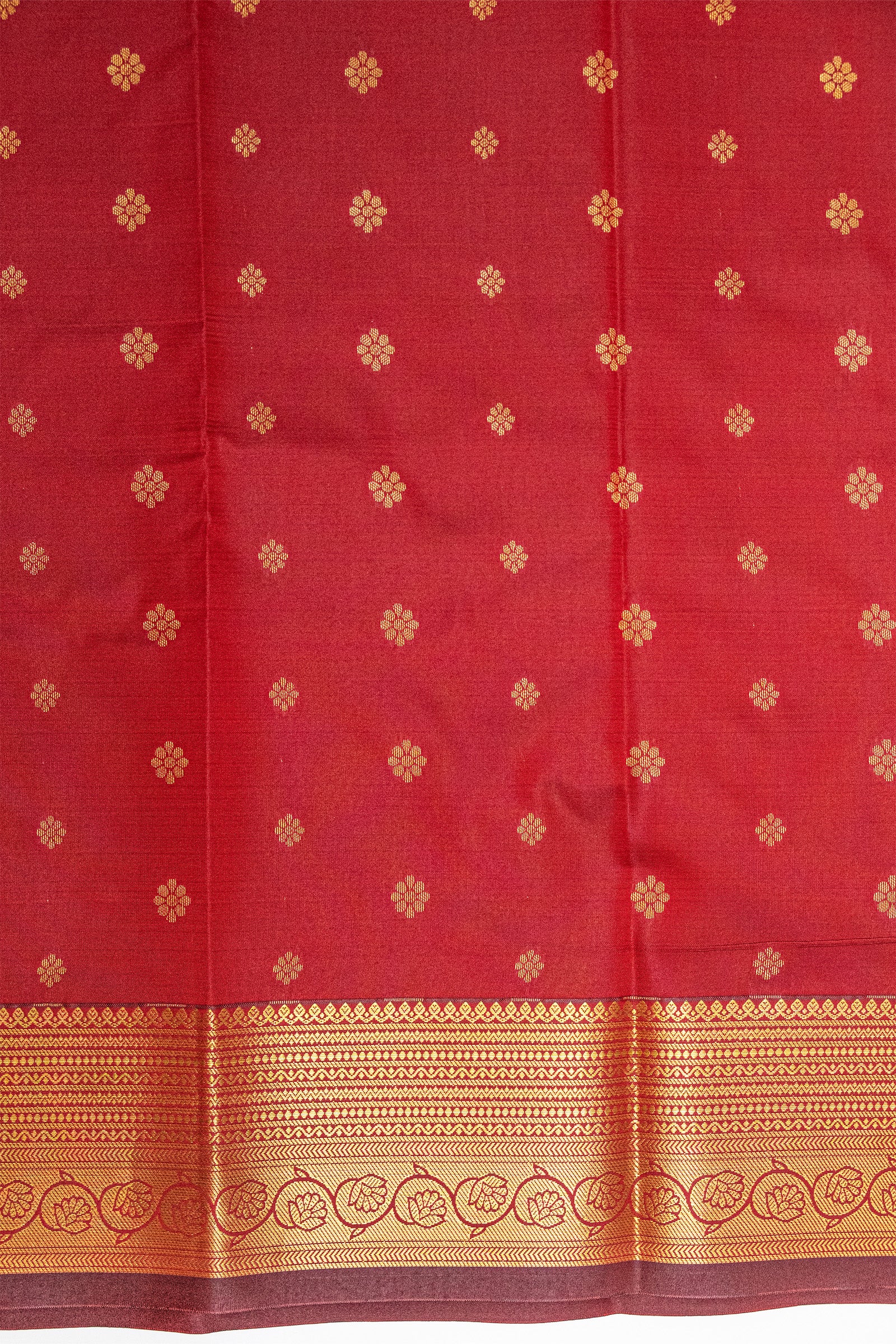 MAROON & GOLD - KANCHIPURAM SOFT SILK SAREE