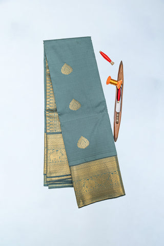 KANCHIPURAM SOFT SILK SAREE - SMALL BUTTA