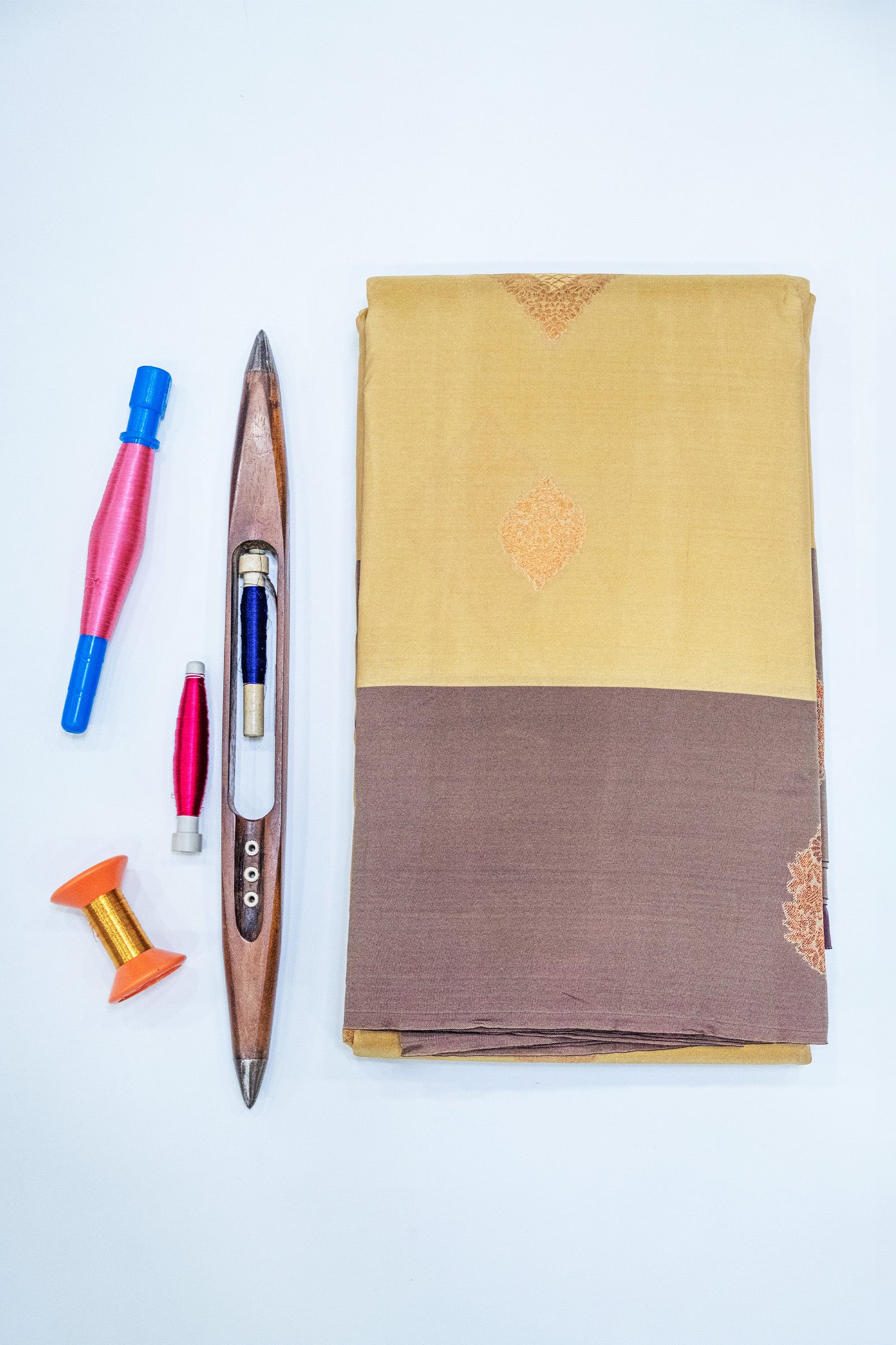 SOUTH SEMI SILK SAREE - CONTRAST BORDER