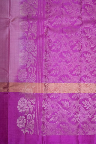 BABY PINK & PINK - KANCHIPURAM HANDLOOM PURE SILK SAREE