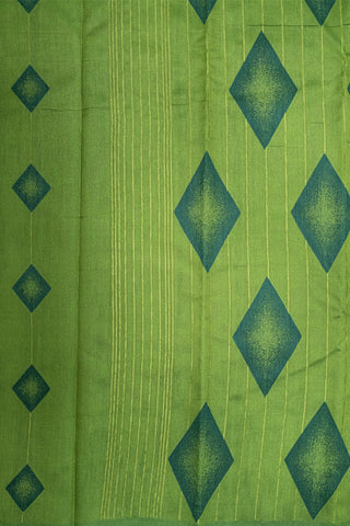 SOUTH BORDERLESS SEMI SILK SAREE