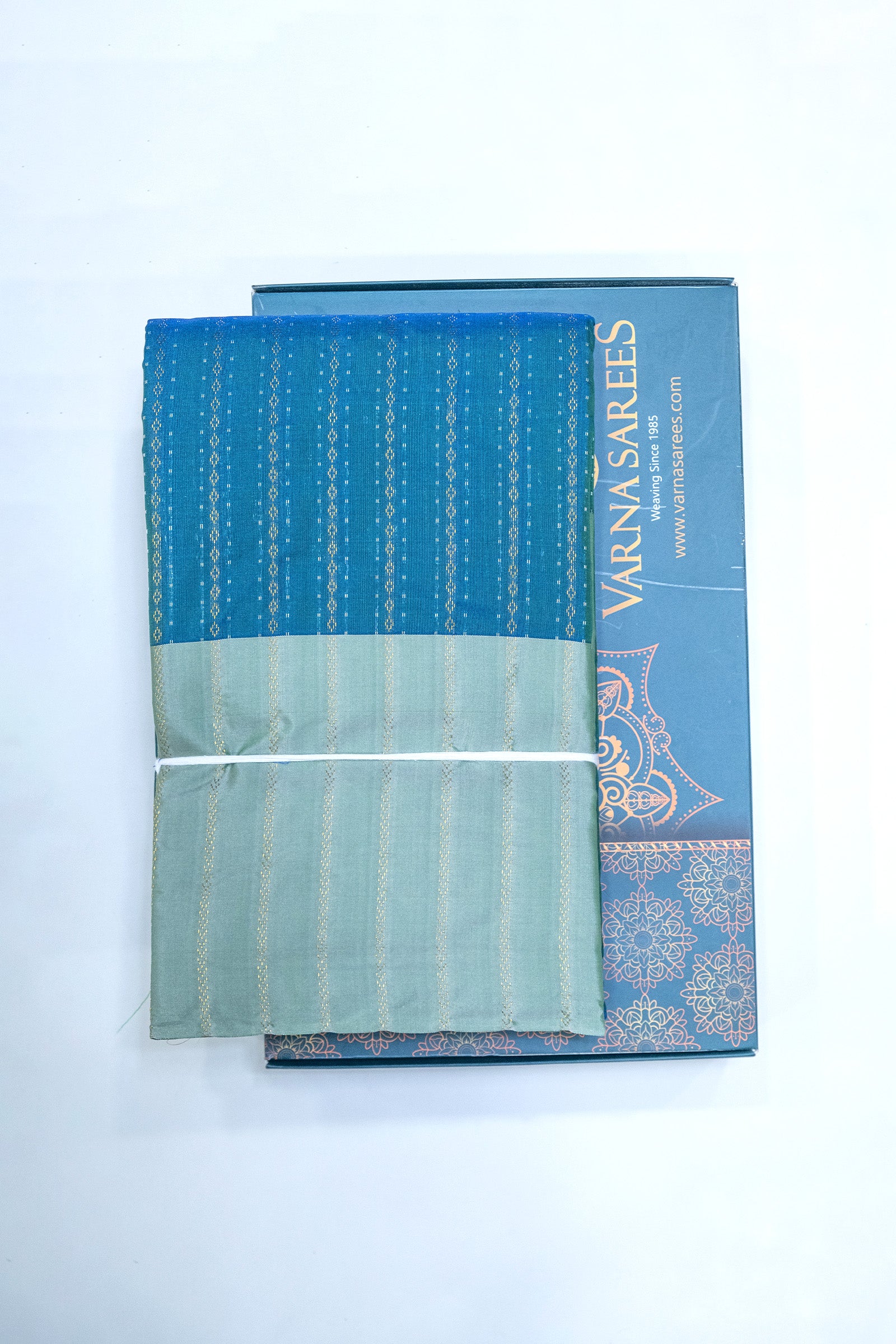 ARANI SOUTH SEMI SILK SAREE - SMALL STRIPES