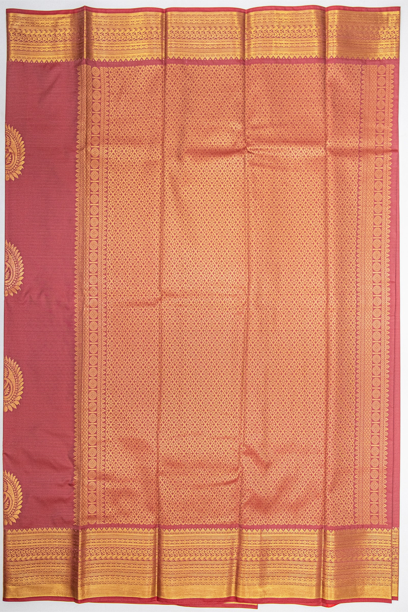 WIND & GOLD - KANCHIPURAM SOFT SILK SAREE