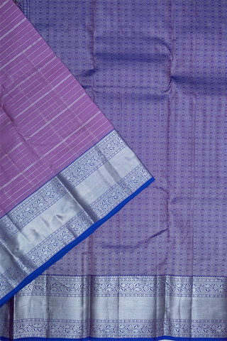 BLUE & PURPLE - DHARMAVARAM HANDLOOM PURE SILK SAREE