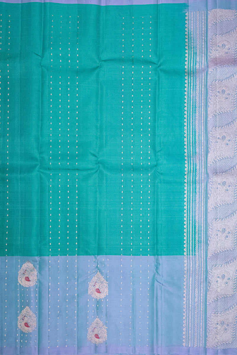 PEACOCK MOTIF - UPPADA HANDLOOM PURE SILK SAREE