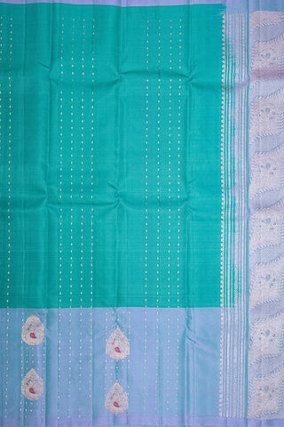 PEACOCK MOTIF - UPPADA HANDLOOM PURE SILK SAREE