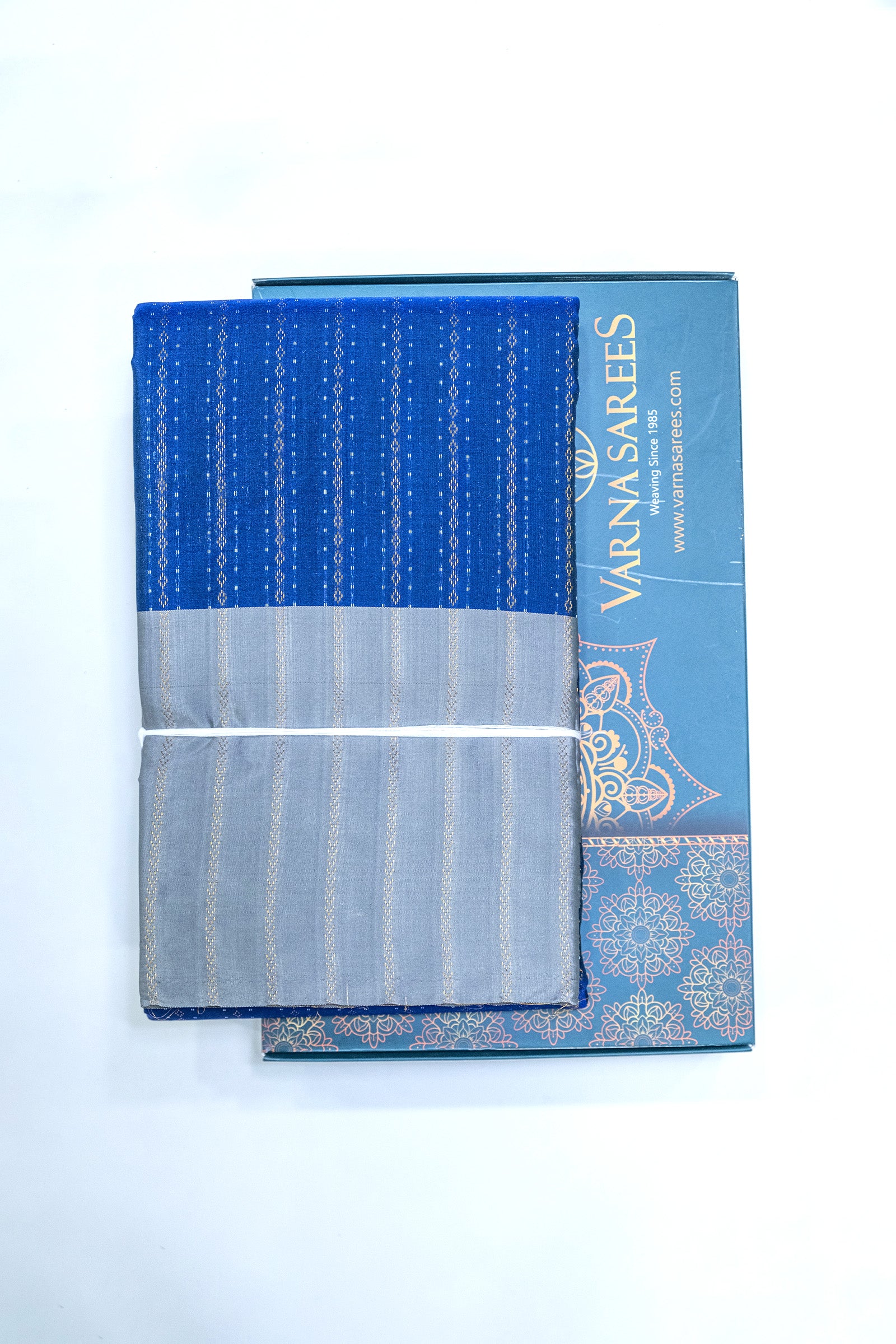 ARANI SOUTH SEMI SILK SAREE - SMALL STRIPES