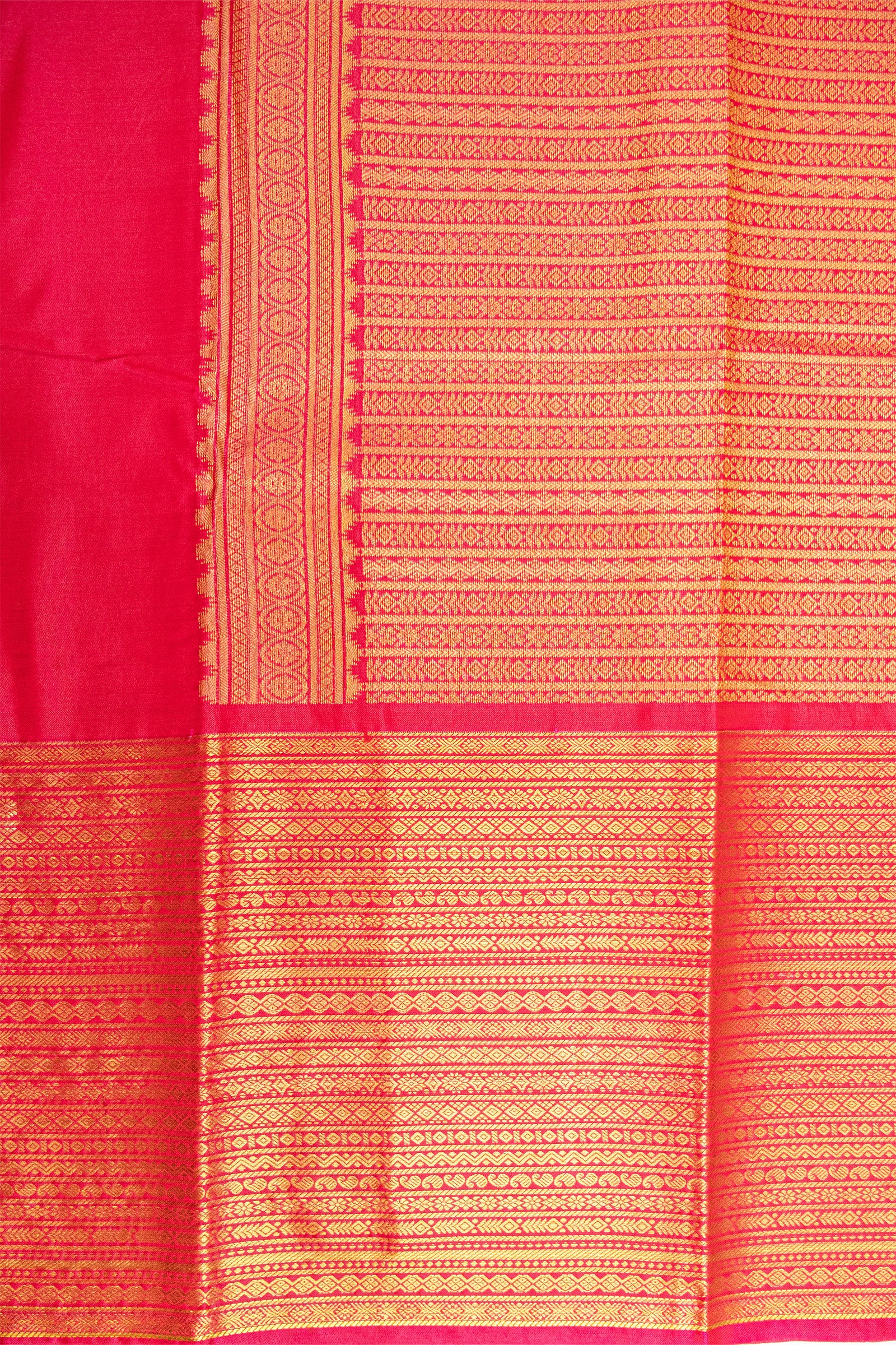 KANCHIPURAM SOFT SILK SAREE - FLOWER MOTIFS