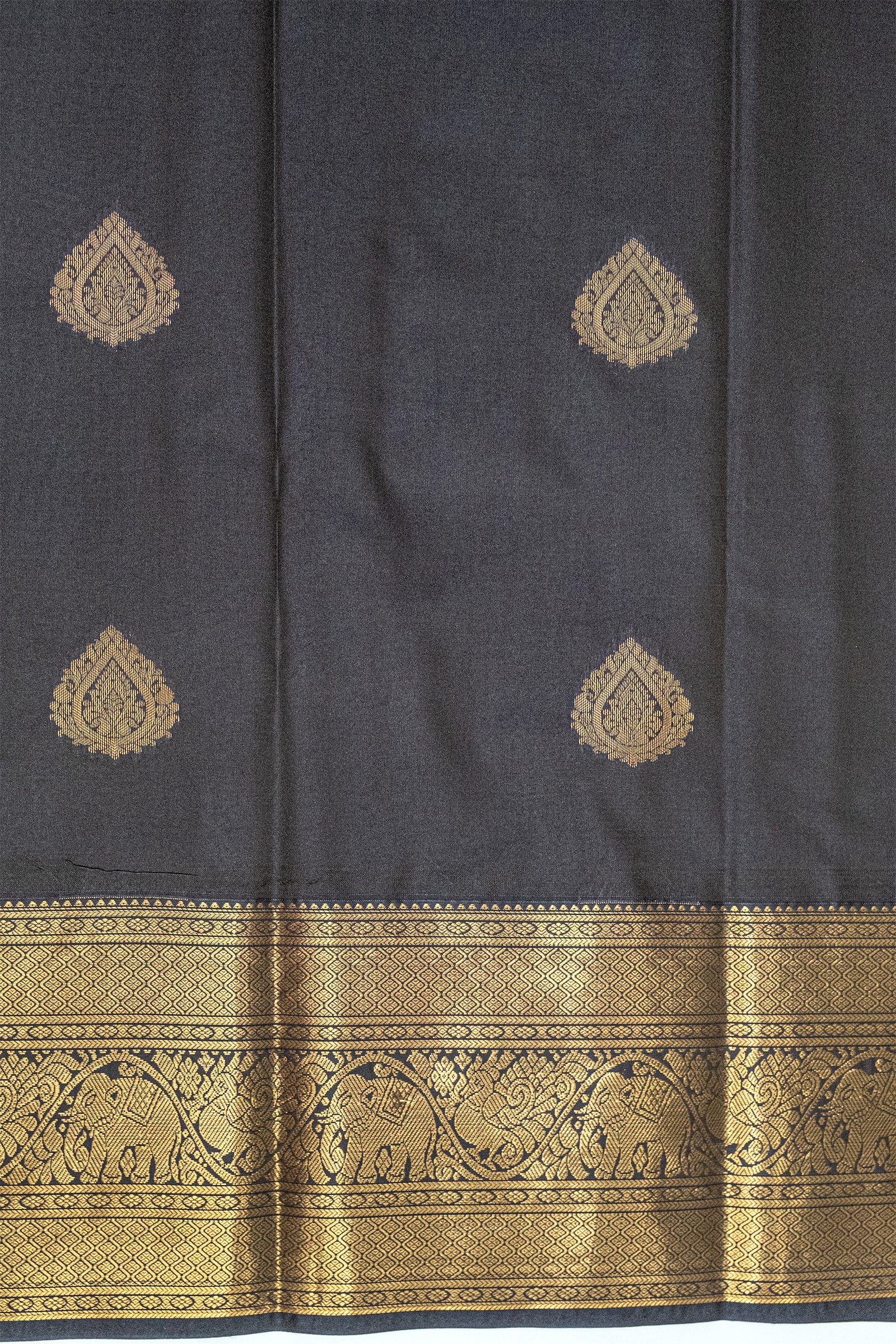 KANCHIPURAM SOFT SILK SAREE - SMALL BUTTA