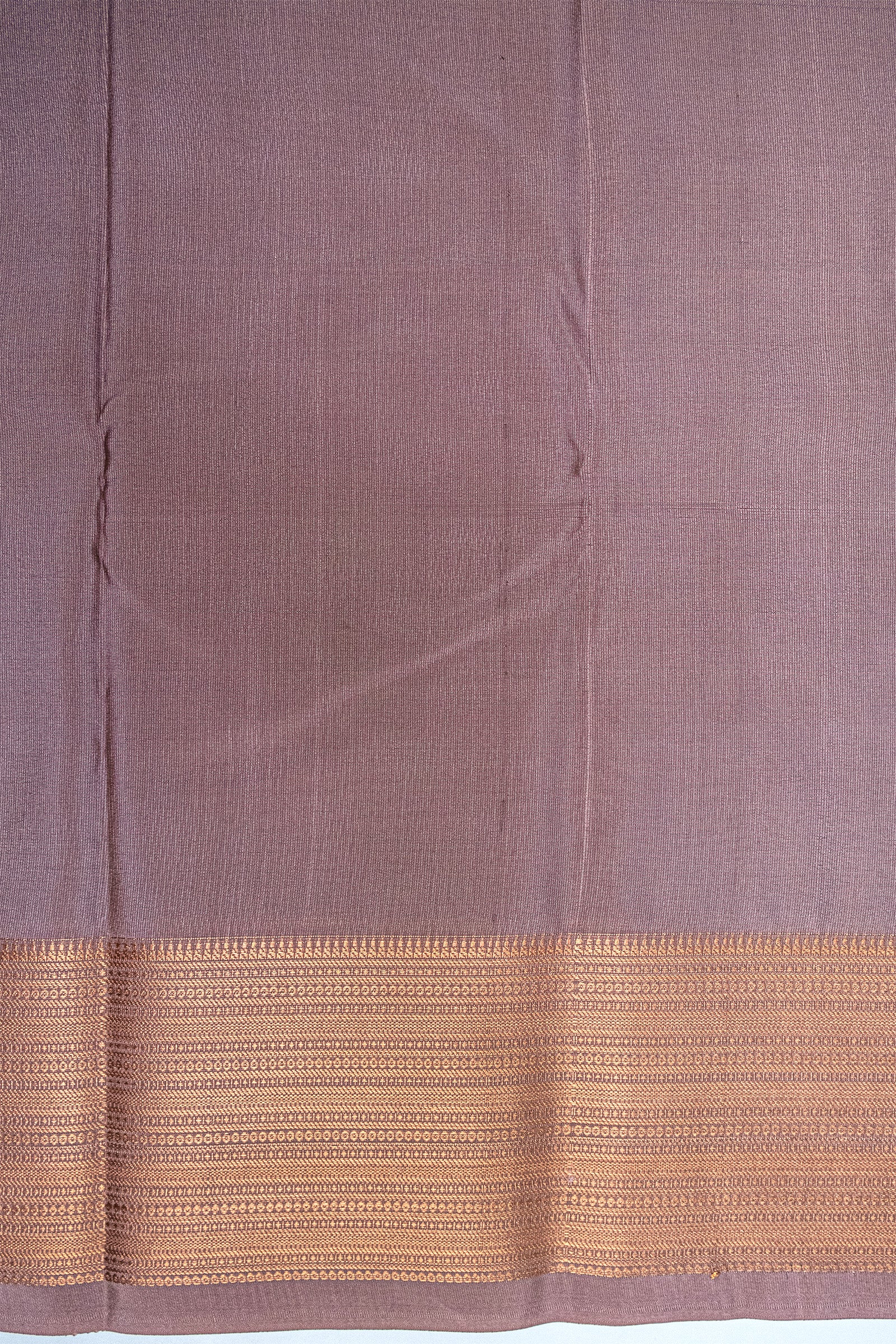 PALE SILVER & GOLD - KANCHIPURAM SOFT SILK SAREE