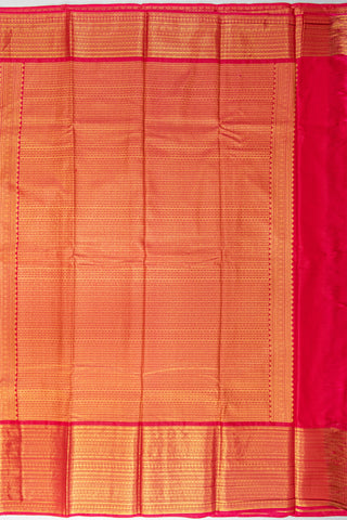 KANCHIPURAM SOFT SILK SAREE - FLOWER MOTIFS