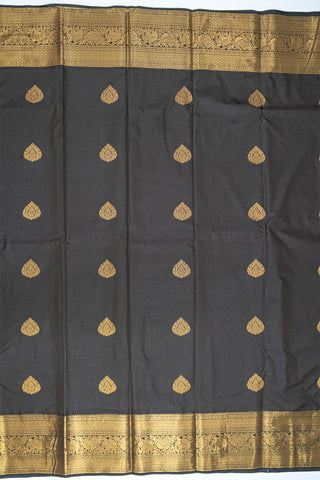 KANCHIPURAM SOFT SILK SAREE - SMALL BUTTA