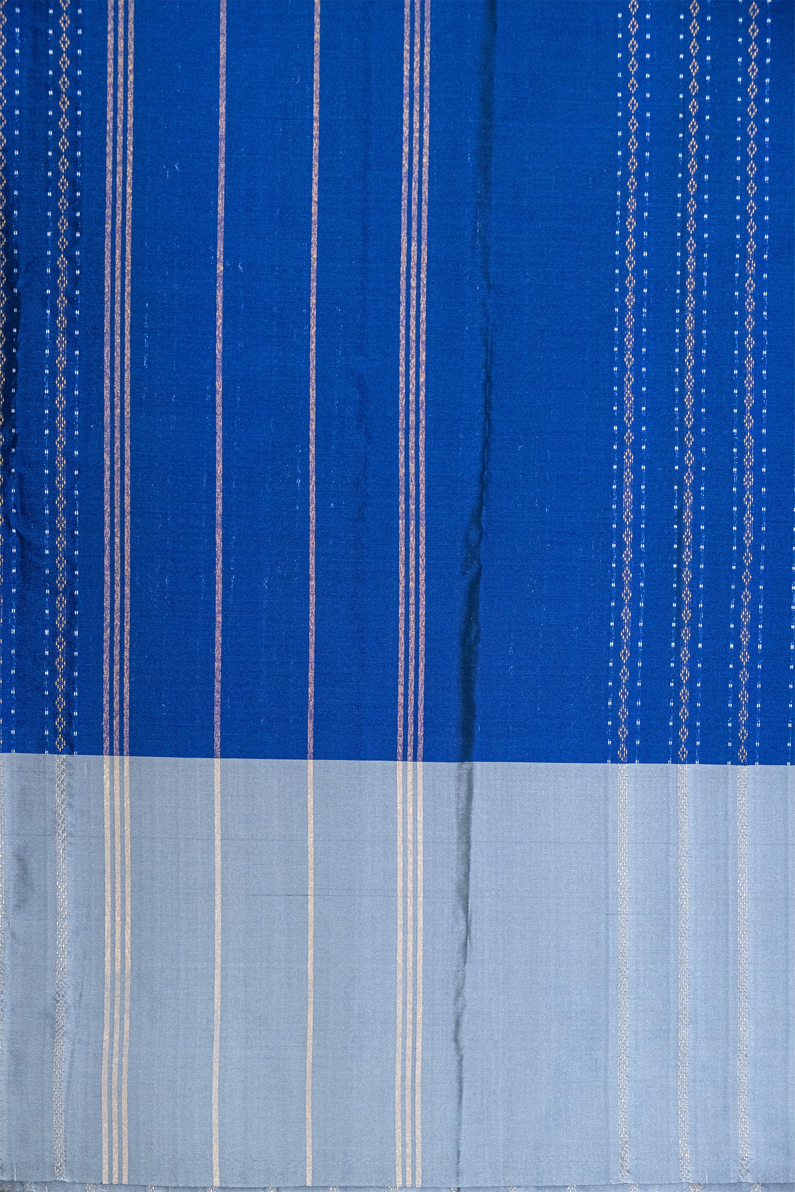 ARANI SOUTH SEMI SILK SAREE - SMALL STRIPES