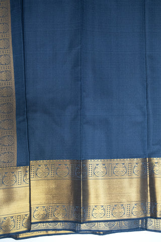 KANCHIPURAM SOFT SILK SAREE - SMALL STRIPES