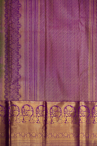 GADWAL SEMI SILK BROCADE SAREE