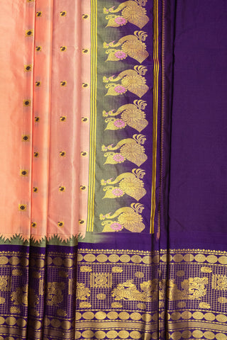 GADWAL SEMI SILK BUTTA SAREE