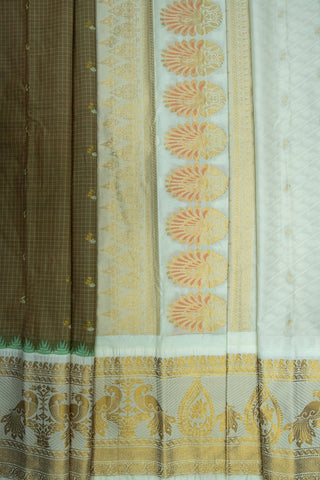 GADWAL SEMI SILK CHECKS SAREE