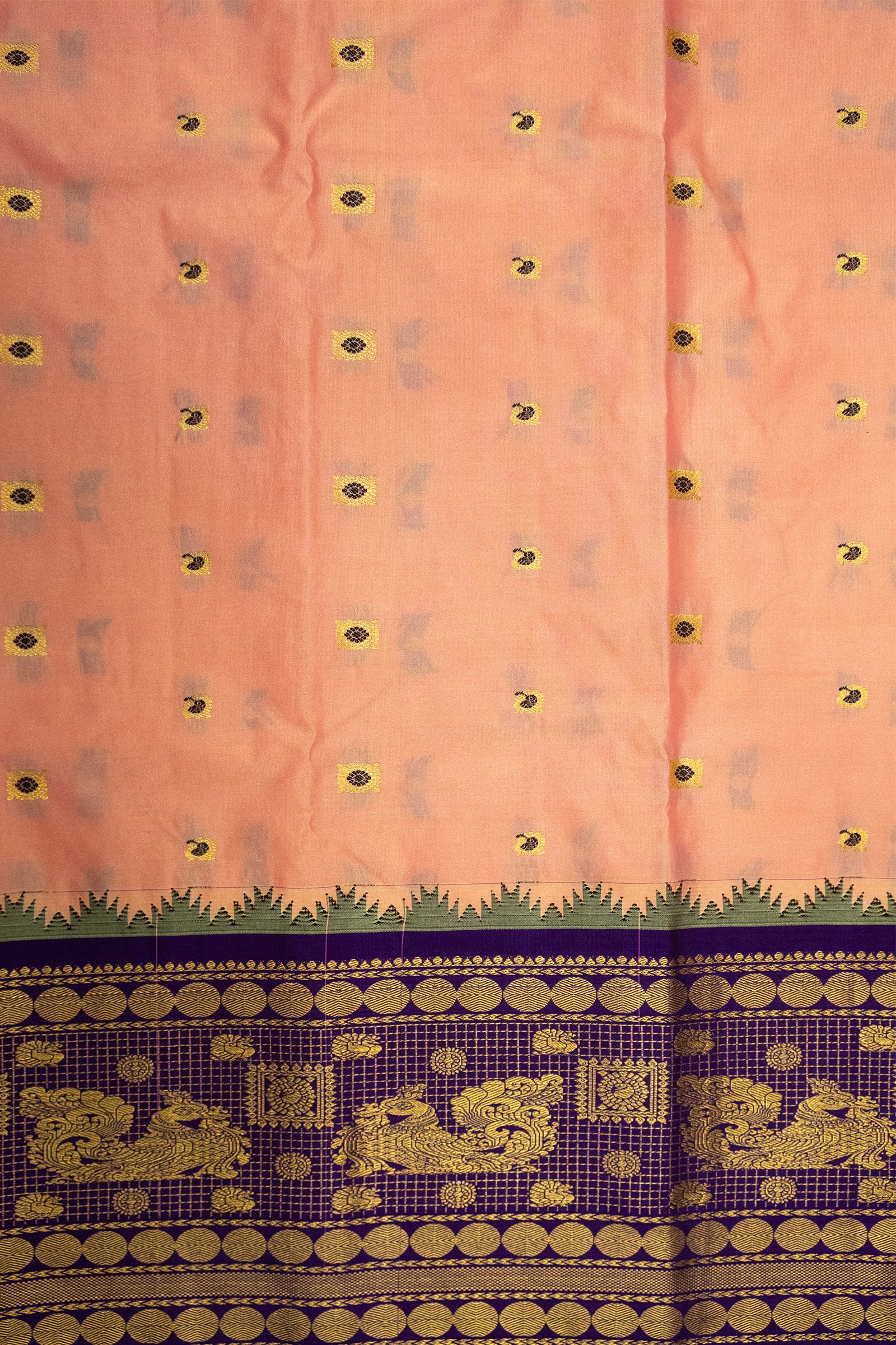 GADWAL SEMI SILK BUTTA SAREE