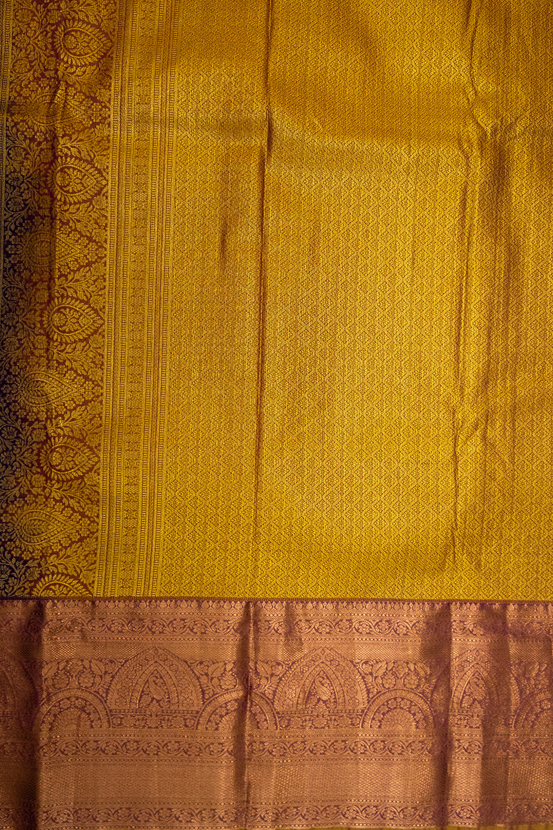 GADWAL SEMI SILK BROCADE SAREE