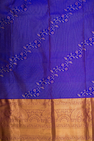 GADWAL SEMI SILK BROCADE SAREE