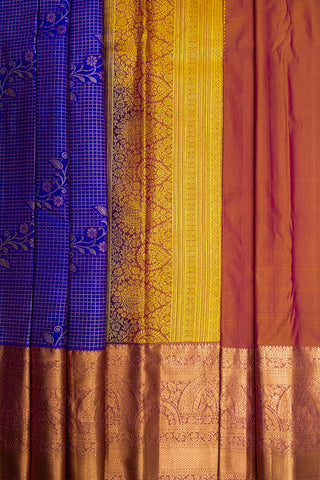 GADWAL SEMI SILK BROCADE SAREE